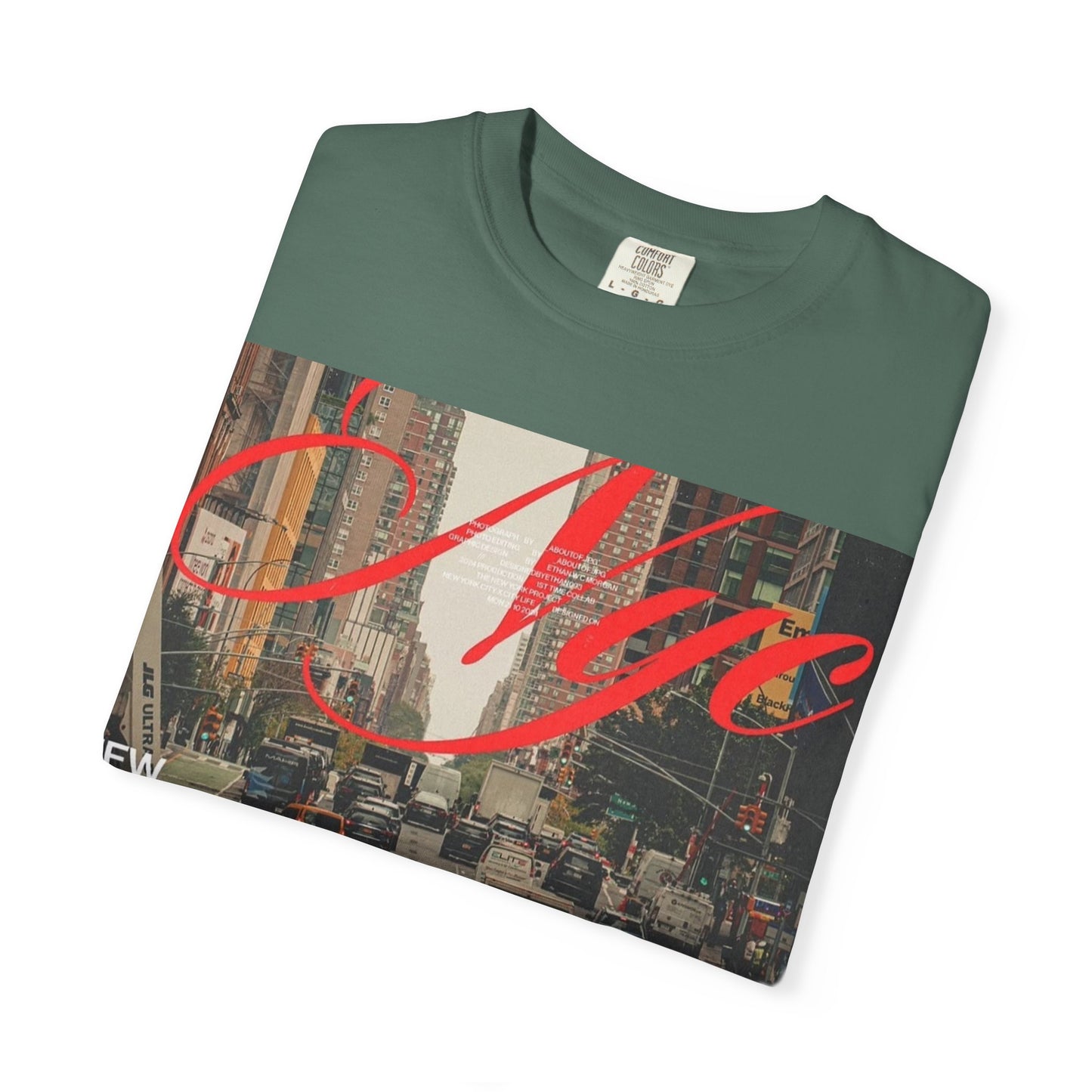NYC Traffic Photo Tee — Midtown Manhattan Hudson Yards Graphic T-Shirt