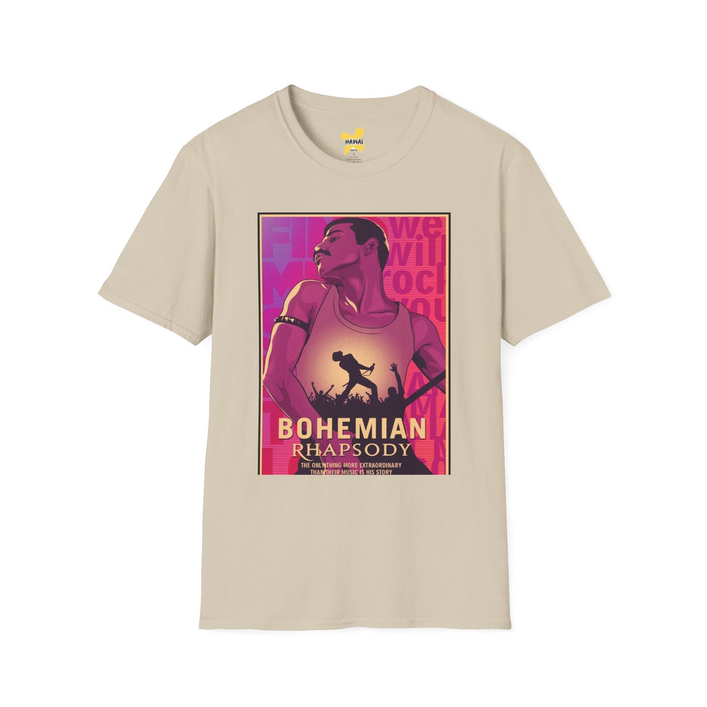 Bohemian Rhapsody Unisex Softstyle T-Shirt - Retro Music Fan Tee