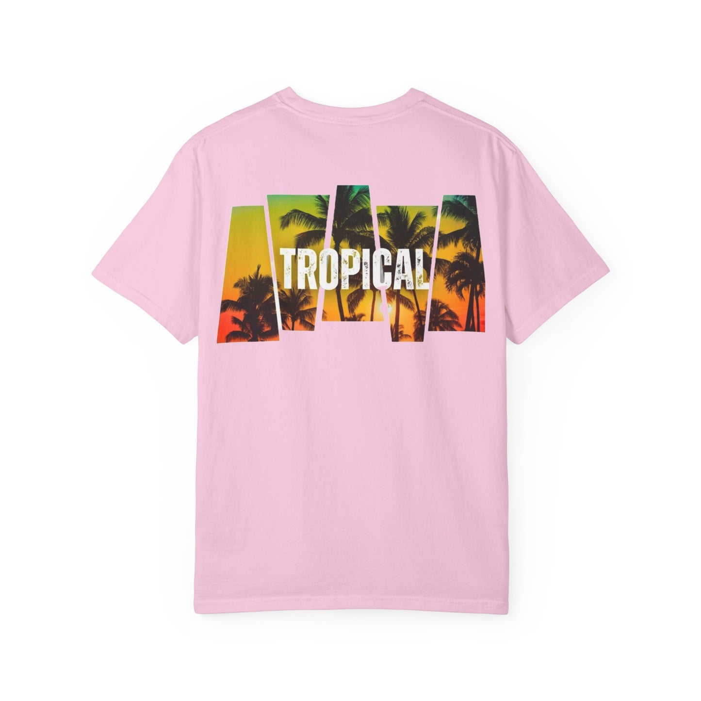 Tropical Vibes Unisex Garment-Dyed T-shirt