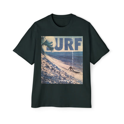 Surf Vintage Photo Tee — Men's Oversized Surf Graphic T-Shirt