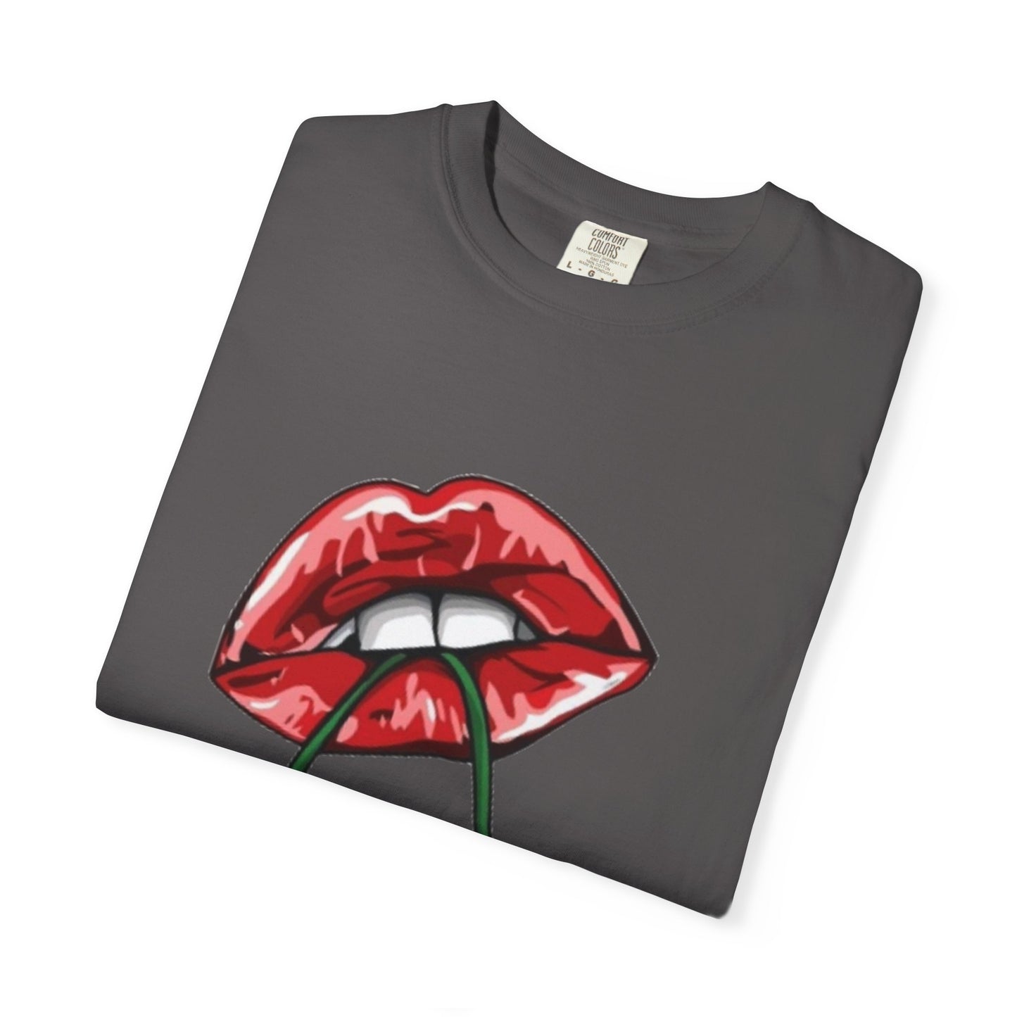Retro Cherry Lips Unisex T-shirt - Trendy Graphic Tee