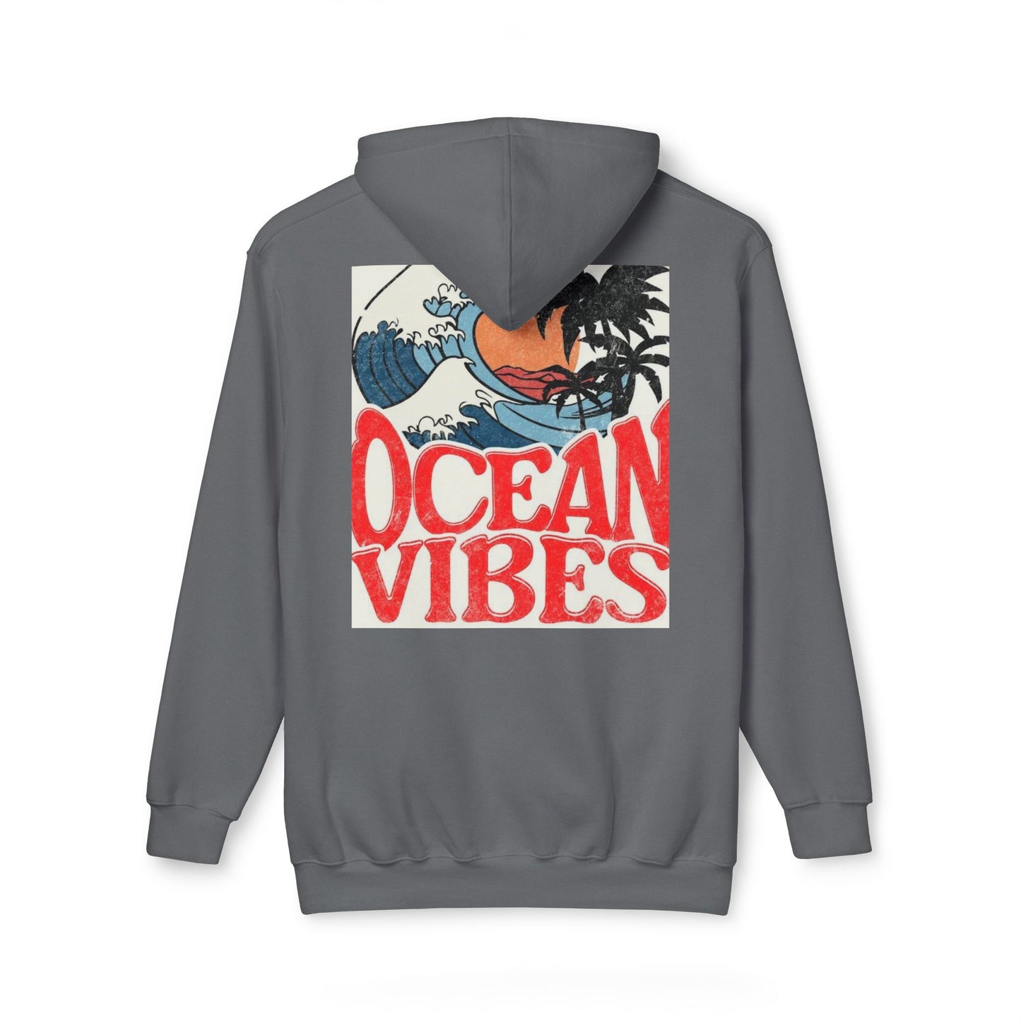 Ocean Vibes Unisex Hooded Sweatshirt | Casual Beachwear for Relaxed Days