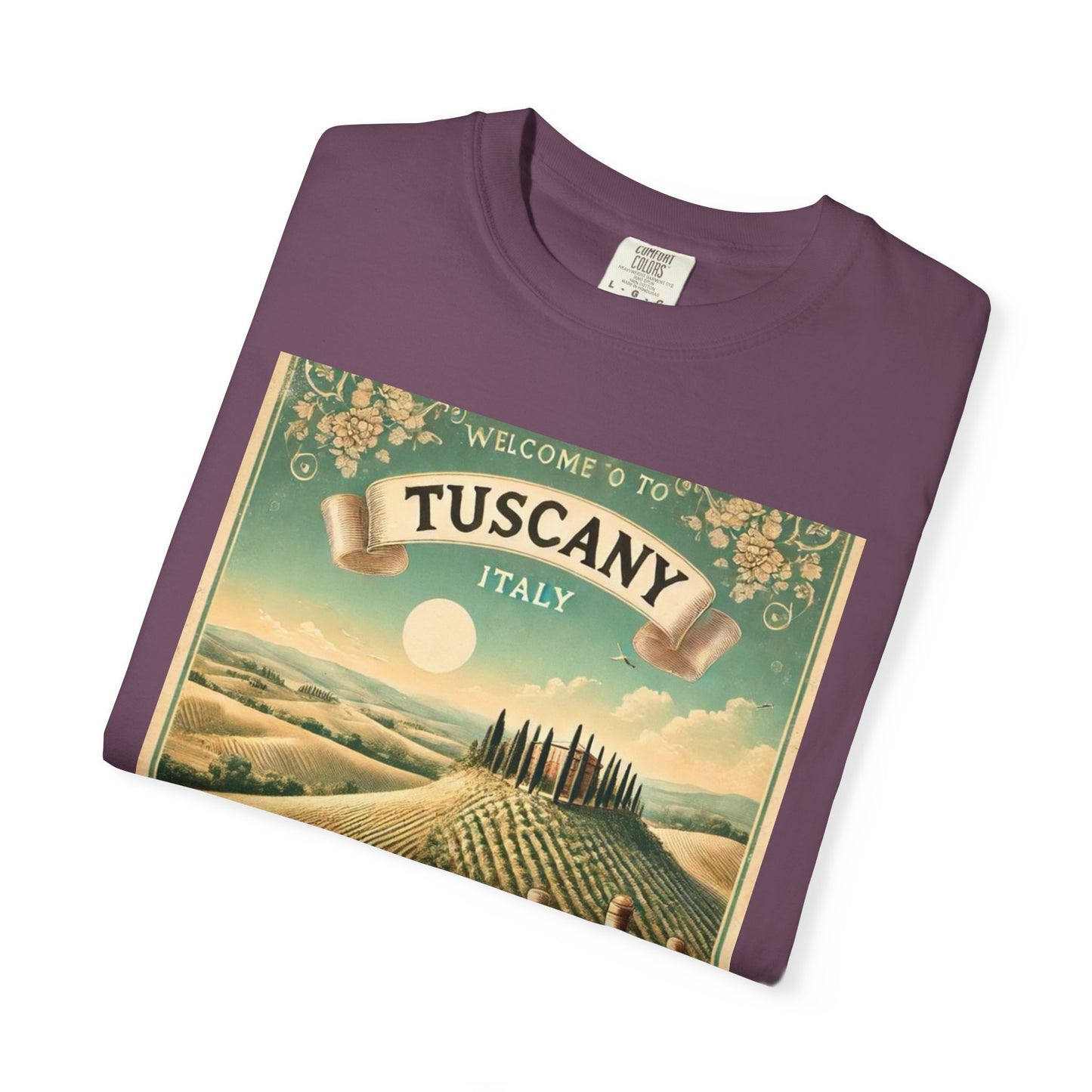 Vintage Tuscany Scene Unisex T-Shirt