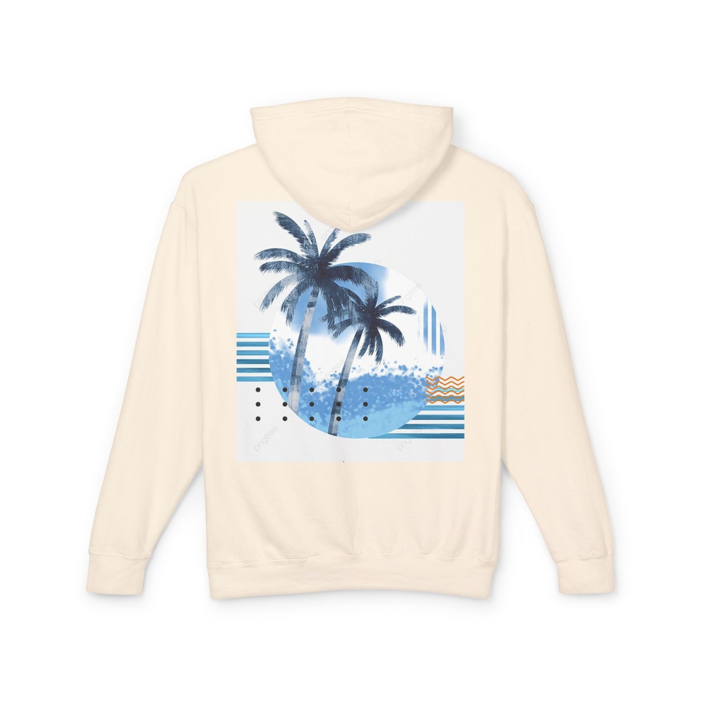 Tropical Vibes Lightweight Hooded Sweatshirt