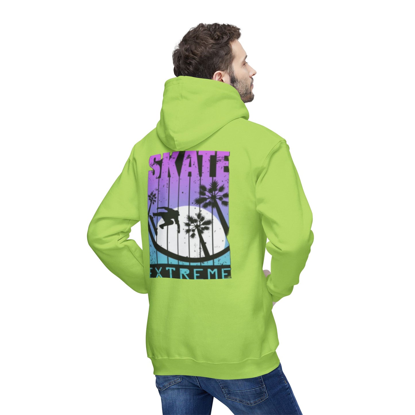 Unisex Hooded Sweatshirt - Extreme Smile Design, Perfect for Casual Adventures