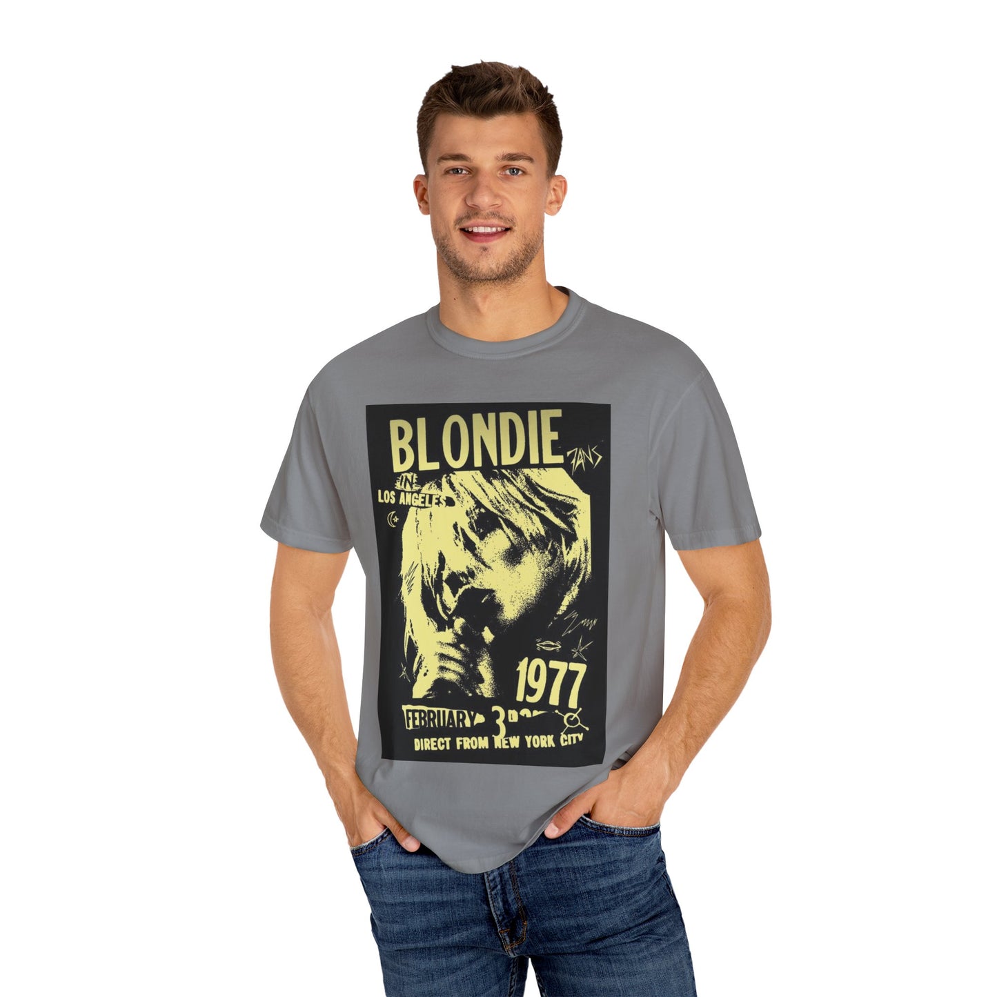 Vintage Blondie Concert T-Shirt - Unisex Garment-Dyed Tee