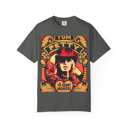 Vintage Rock Tee - Tom Petty Inspired Unisex Garment-Dyed T-shirt, Music Lover Gift, Casual Style, Band Merch, Retro Apparel