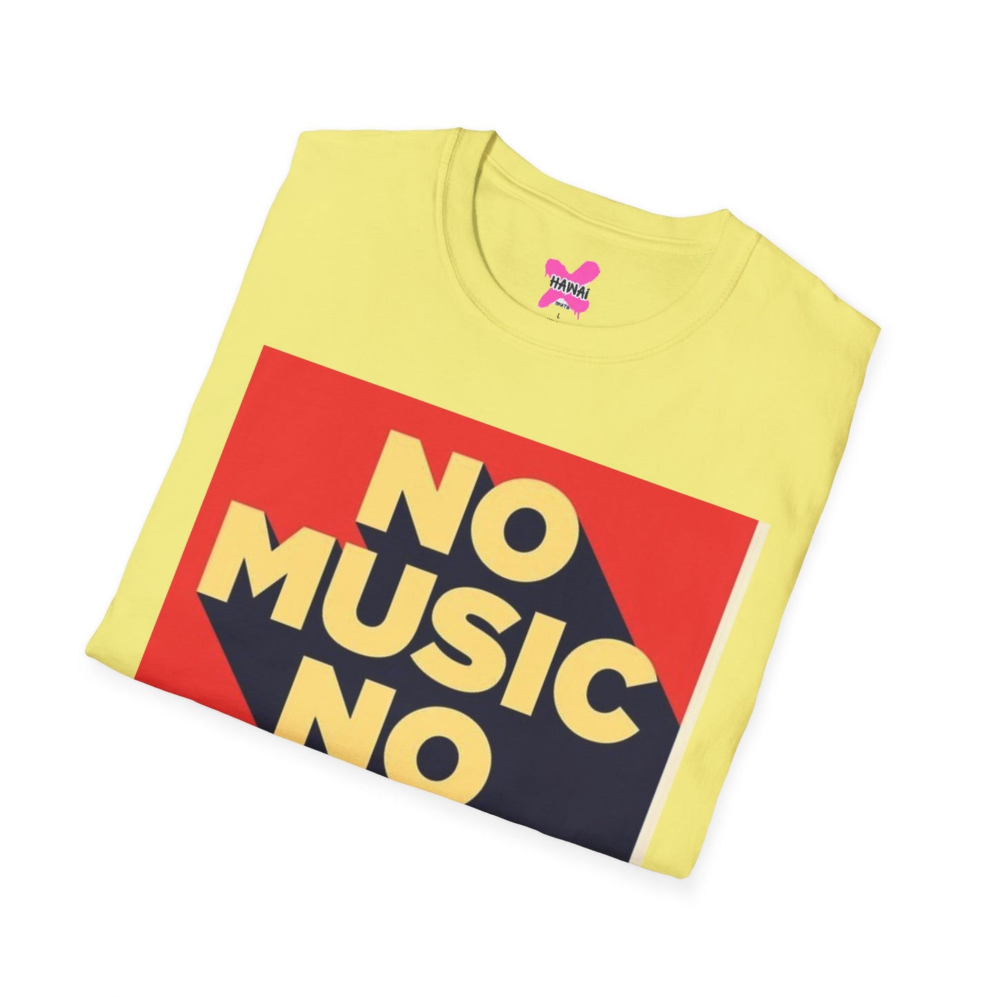No Music No Life Unisex Softstyle T-Shirt – Music Lover's Essential