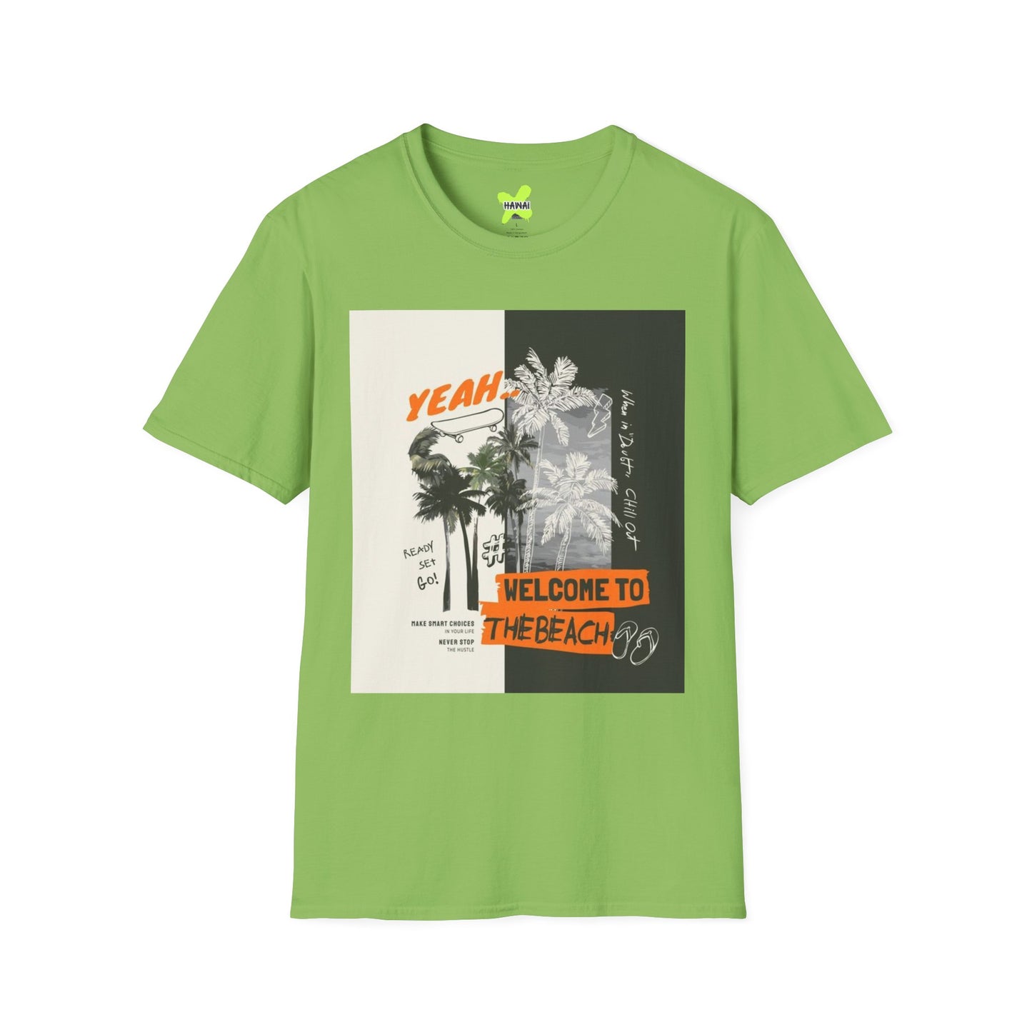 Beach Vibes Graphic Tee, Summer T-Shirt, Unisex Casual Wear, Vacation Shirt, Gift for Beach Lovers