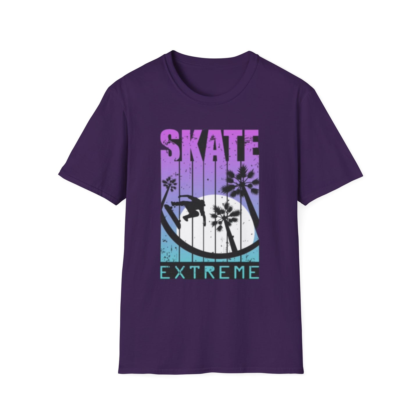 Skate Extreme Unisex Softstyle T-Shirt - Vibrant Graphic Tee for Skate Enthusiasts