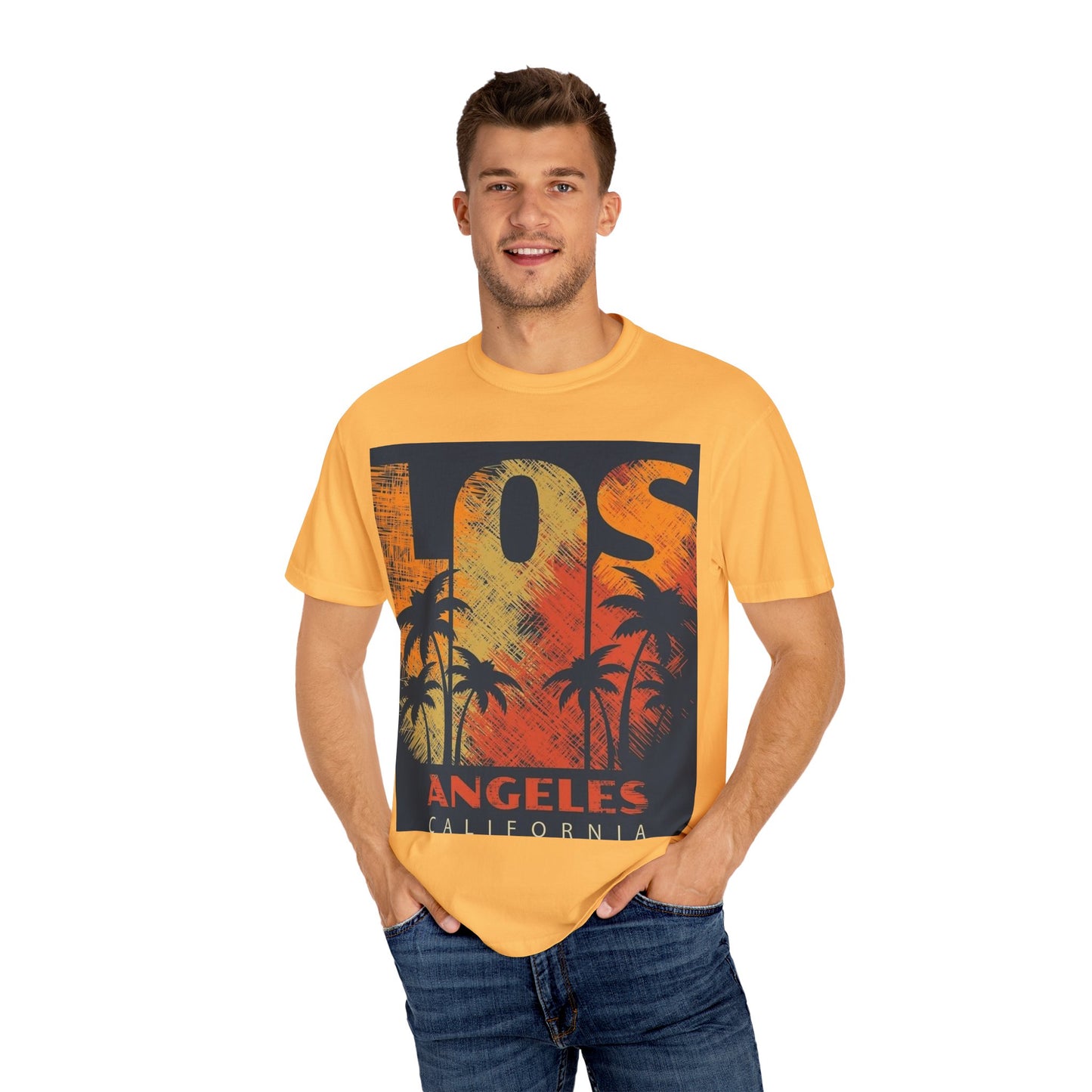 Los Angeles Sunset T-Shirt | Unisex Garment-Dyed Tee