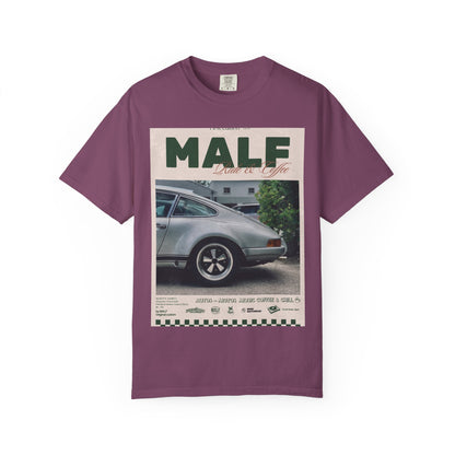 Vintage Porsche Photo Tee — "MALF Live to Ride" Graphic T-Shirt
