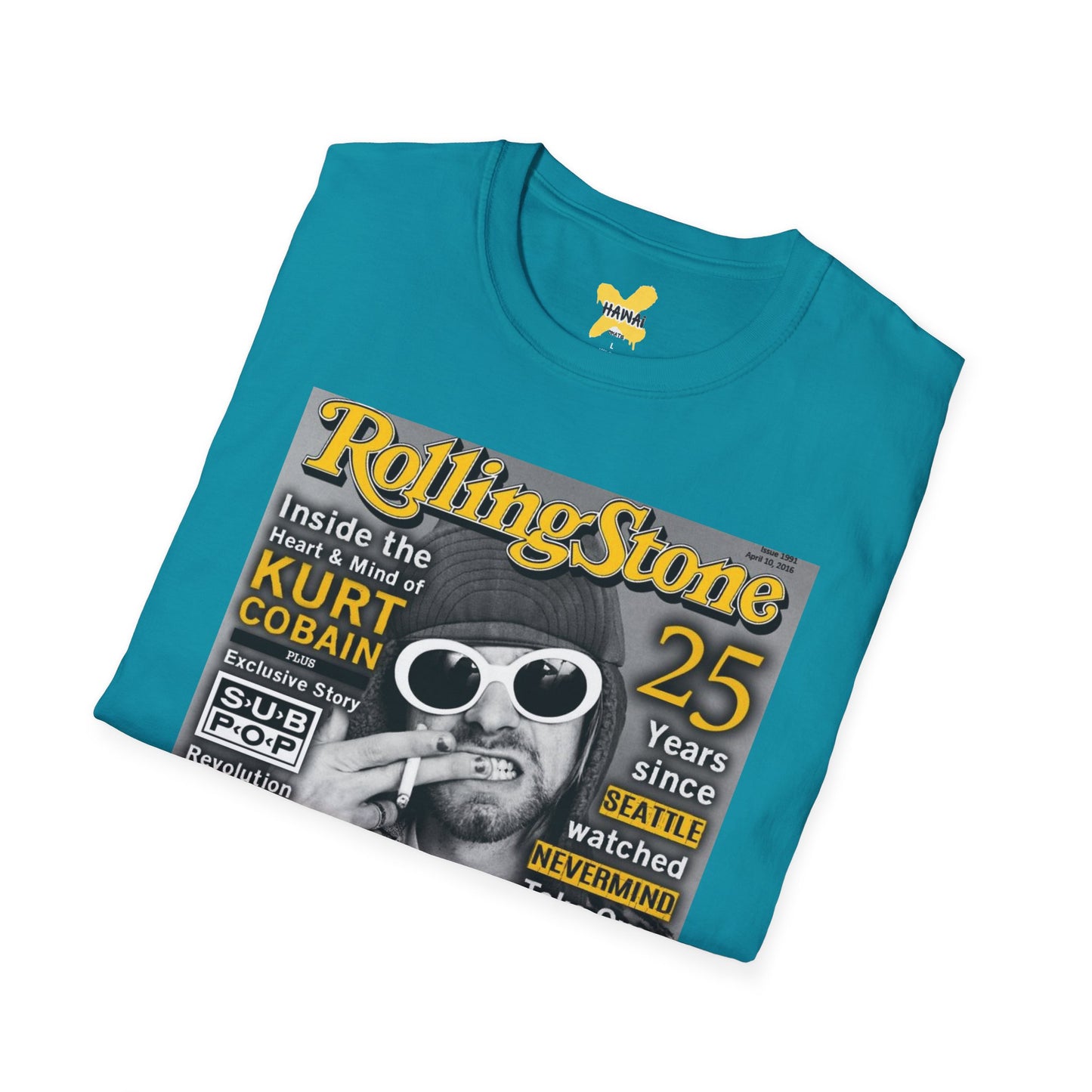 Nirvana Vintage Rolling Stone Unisex T-Shirt