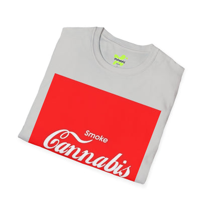 Smoke Cannabis Unisex Softstyle T-Shirt - Casual Streetwear for Cannabis Enthusiasts