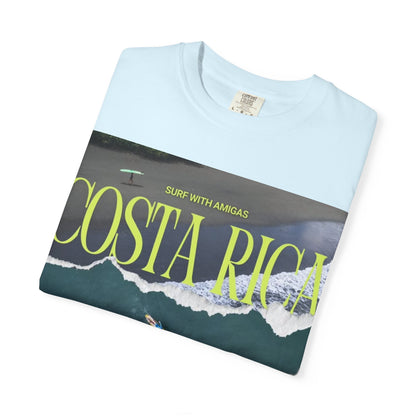 Costa Rica Surf T-Shirt — Aerial Wave & Surfers Graphic Tee