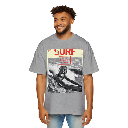 Surf Magazine Graphic Tee — "Surf: The Wave Issue" Vintage Beach Shirt