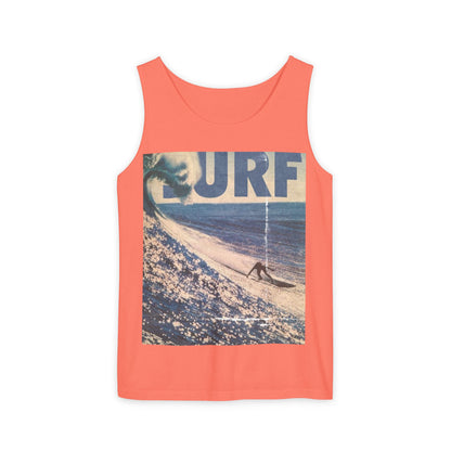 Surf Vintage Tank Top – Retro Beach Surfing Graphic