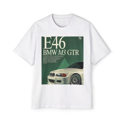 E46 BMW M3 GTR Tee — Vintage Racing Poster Graphic T-Shirt