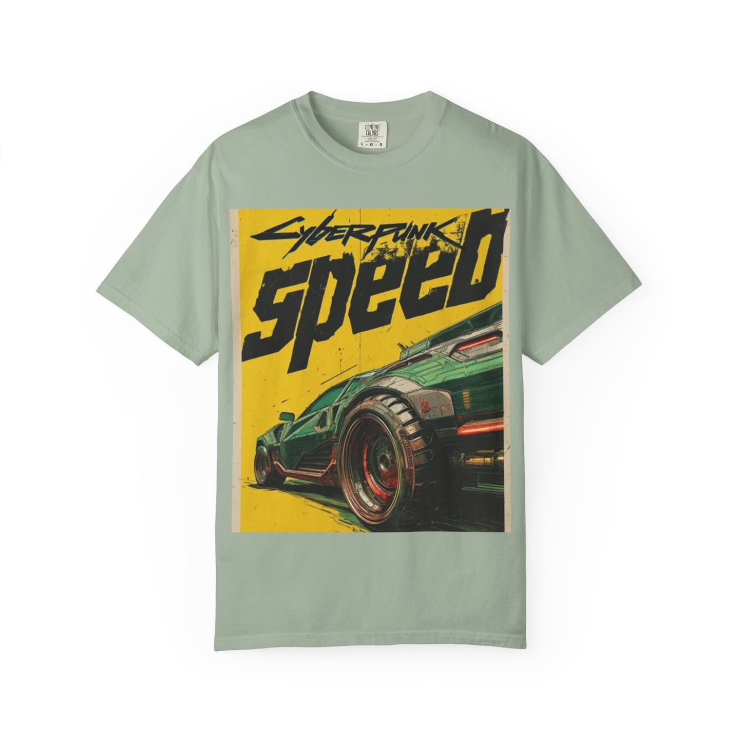 Cyberpunk Speed T-Shirt — Retro Racing Car Graphic Tee
