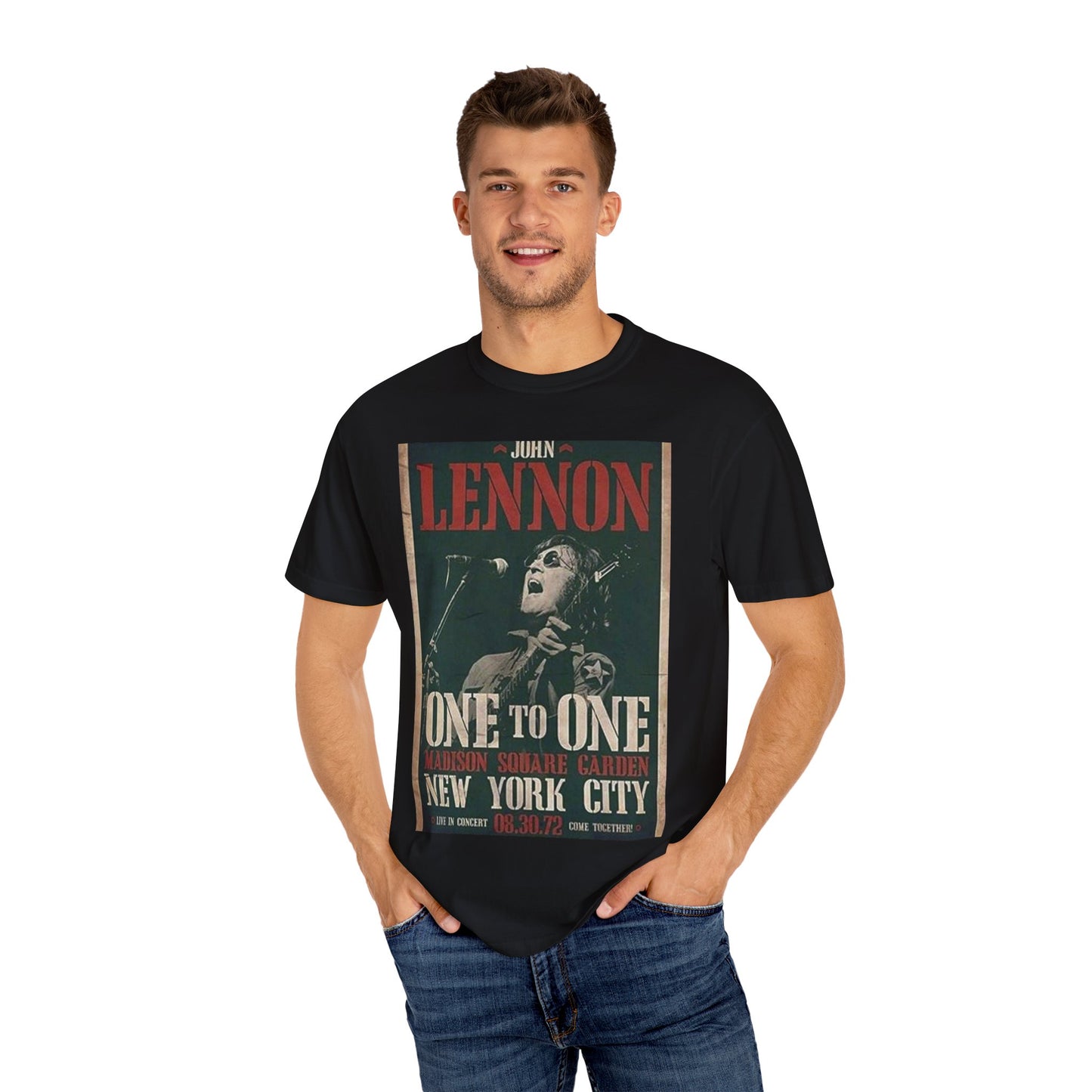 Vintage John Lennon Concert T-Shirt -  One to One, New York City