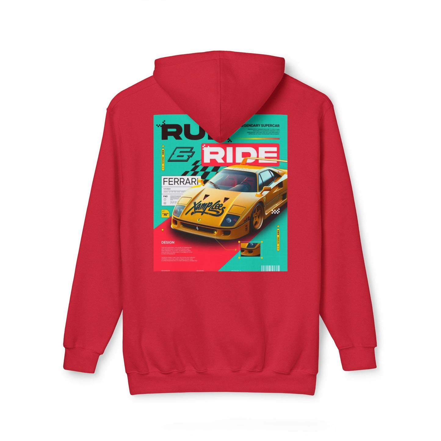 Unisex Hooded Sweatshirt, Made in US