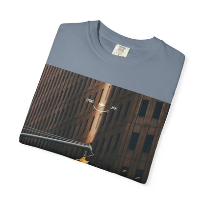 New York City Traffic Light Photo T‑Shirt — Urban Streetwear Tee