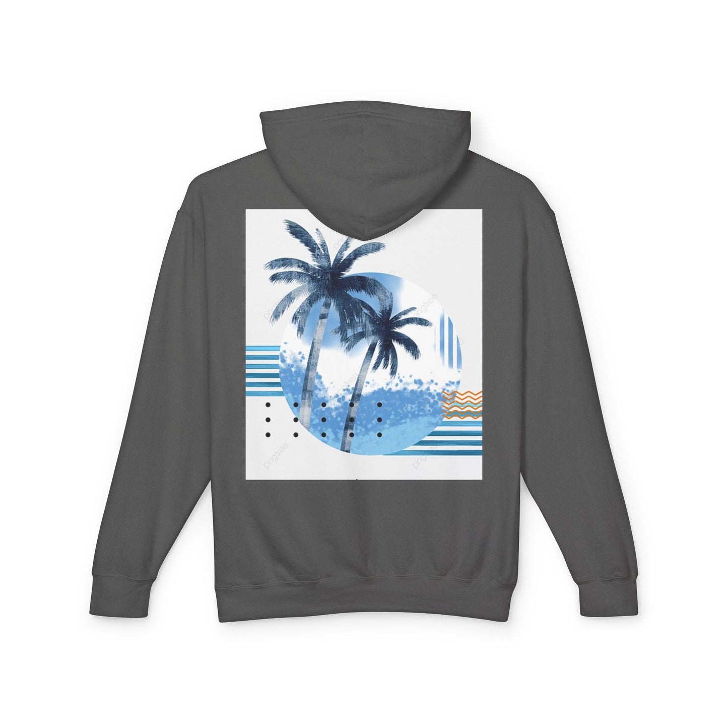 Tropical Vibes Lightweight Hooded Sweatshirt