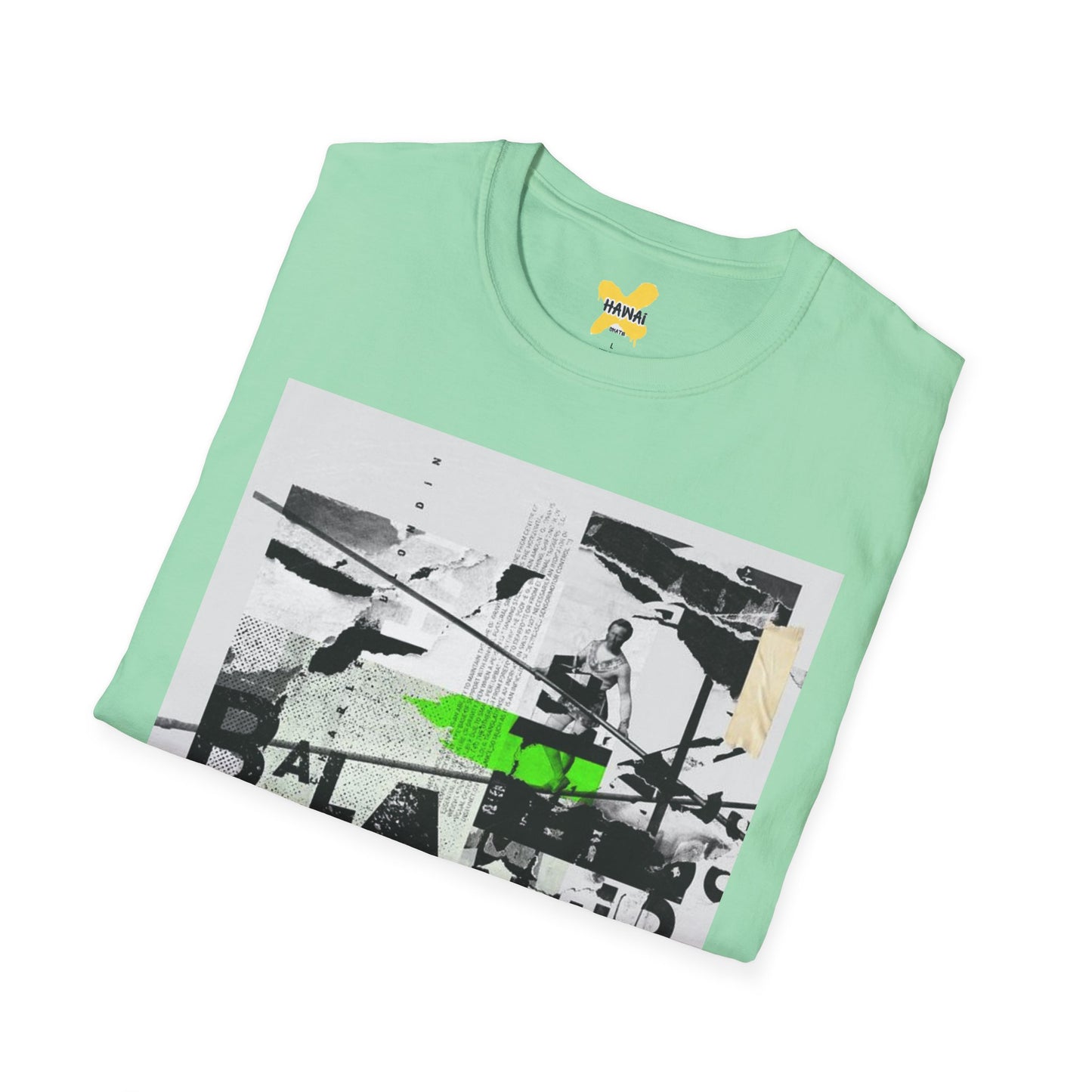 Retro Graphic Tee - Balance Art Design for Casual Style