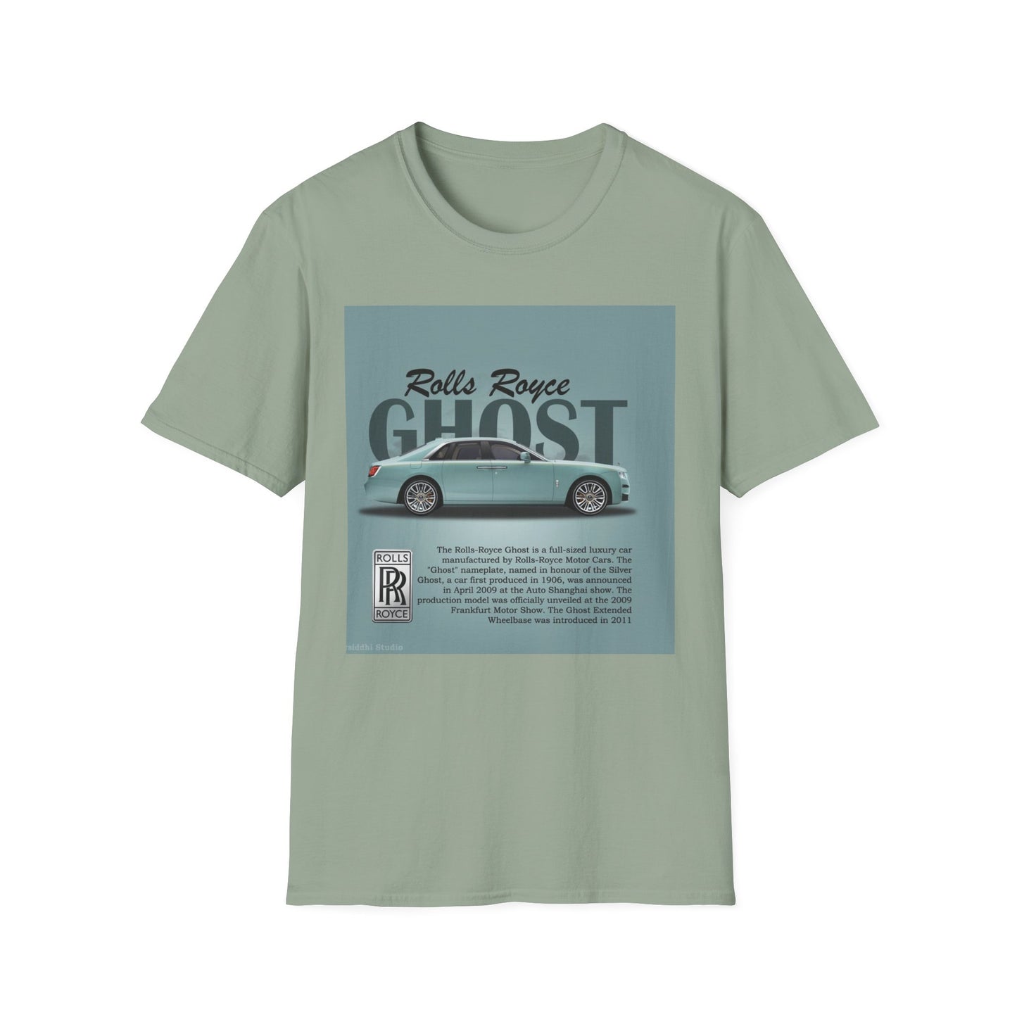 Vintage Rolls Royce Ghost T-Shirt - Classic Car Enthusiast Tee