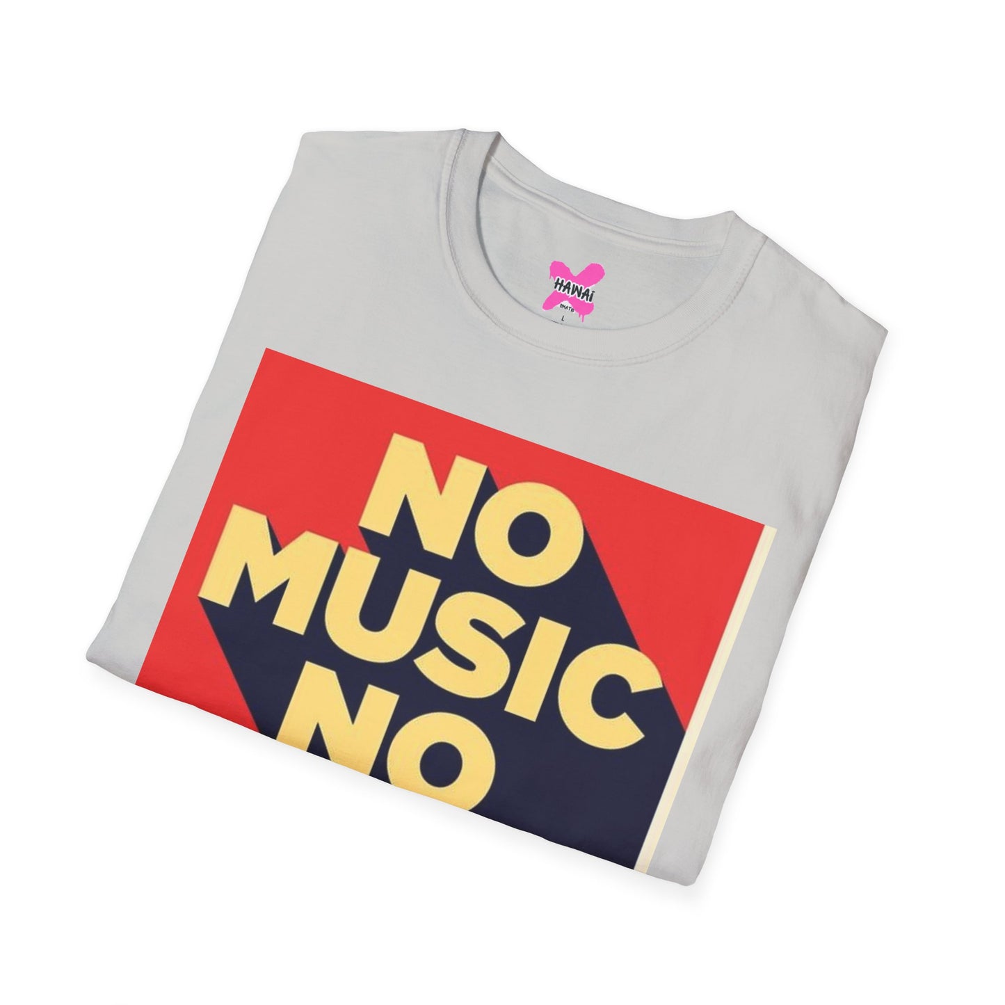No Music No Life Unisex Softstyle T-Shirt – Music Lover's Essential