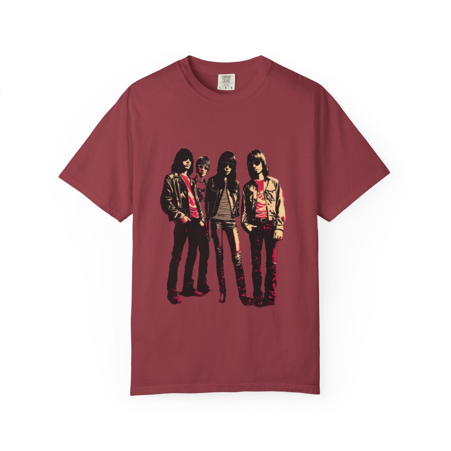 Rock Band Graphic Unisex Garment-Dyed T-Shirt