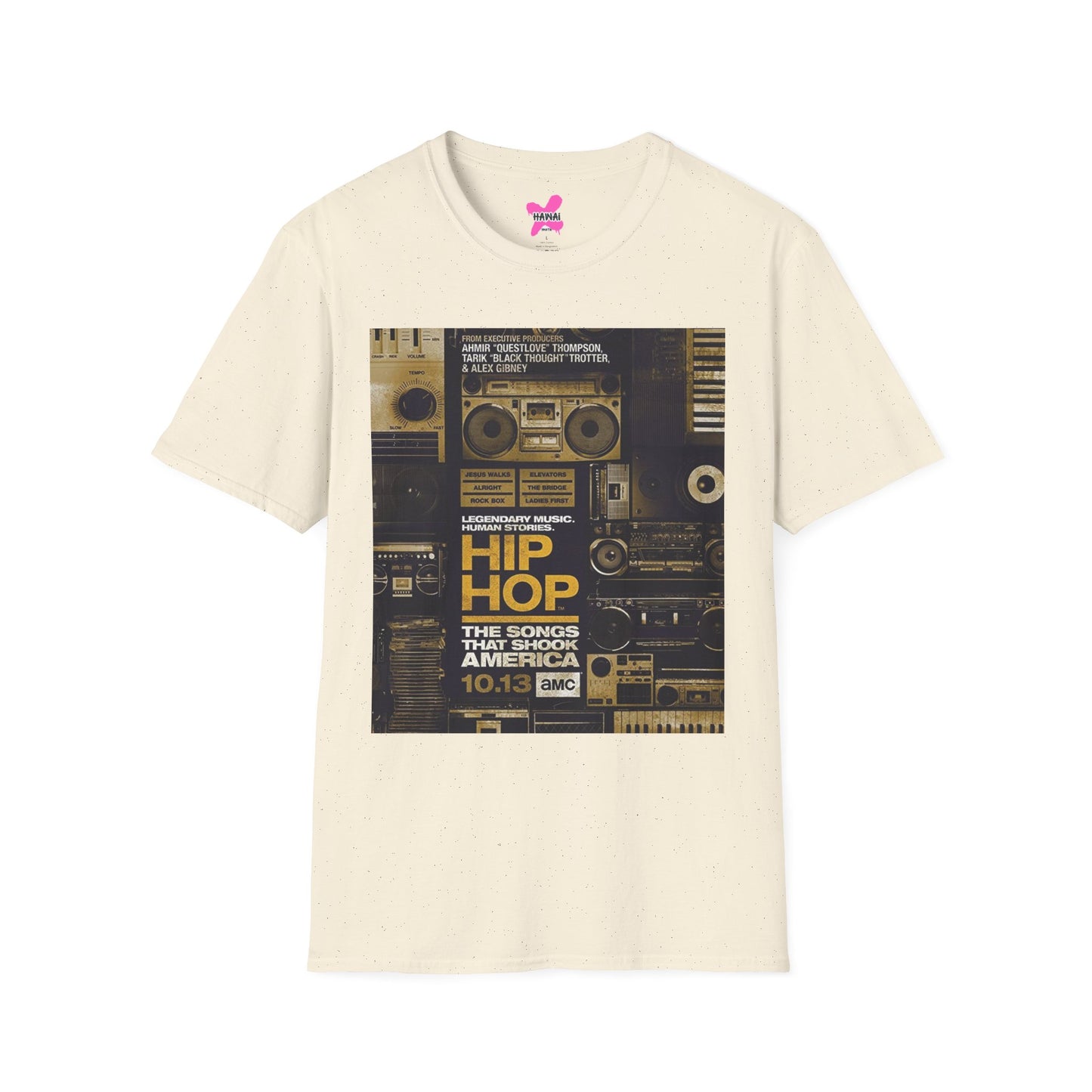 Hip Hop Vibes Unisex T-Shirt, Retro Music Tee, Gift for Music Lovers, Streetwear Style, Festival Shirt, Unisex Graphic Tee