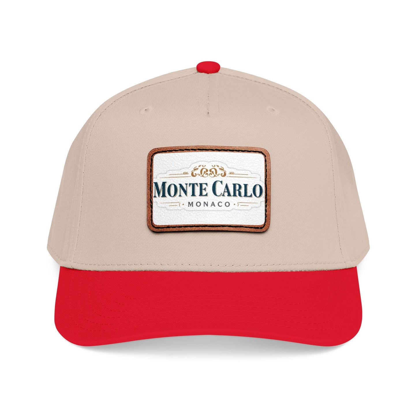 Monte Carlo Leather Patch Baseball Cap