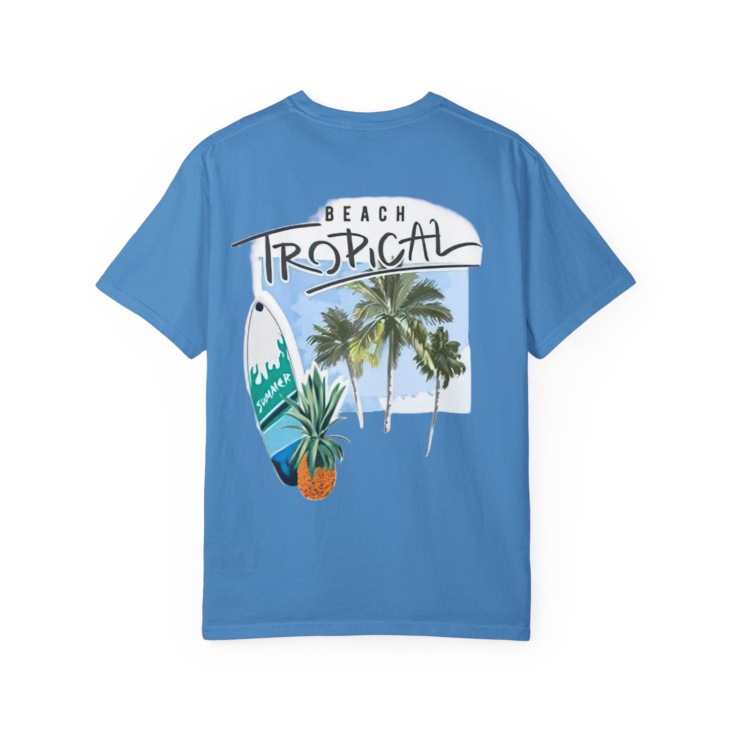 Tropical Graphic Tee, Unisex Beach Shirt, Summer Shirt, Vacation Wear, Casual Essentials, Gift for Beach Lovers