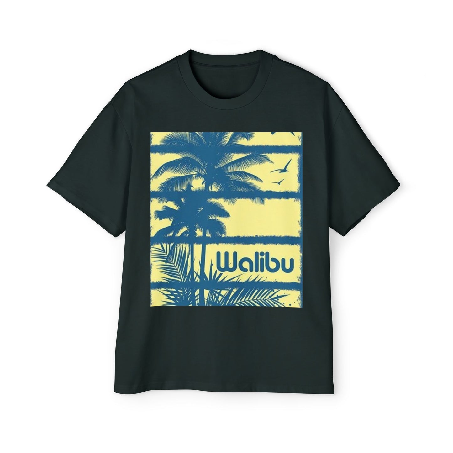 Malibu Palm Tee — Vintage Surf Graphic T-Shirt