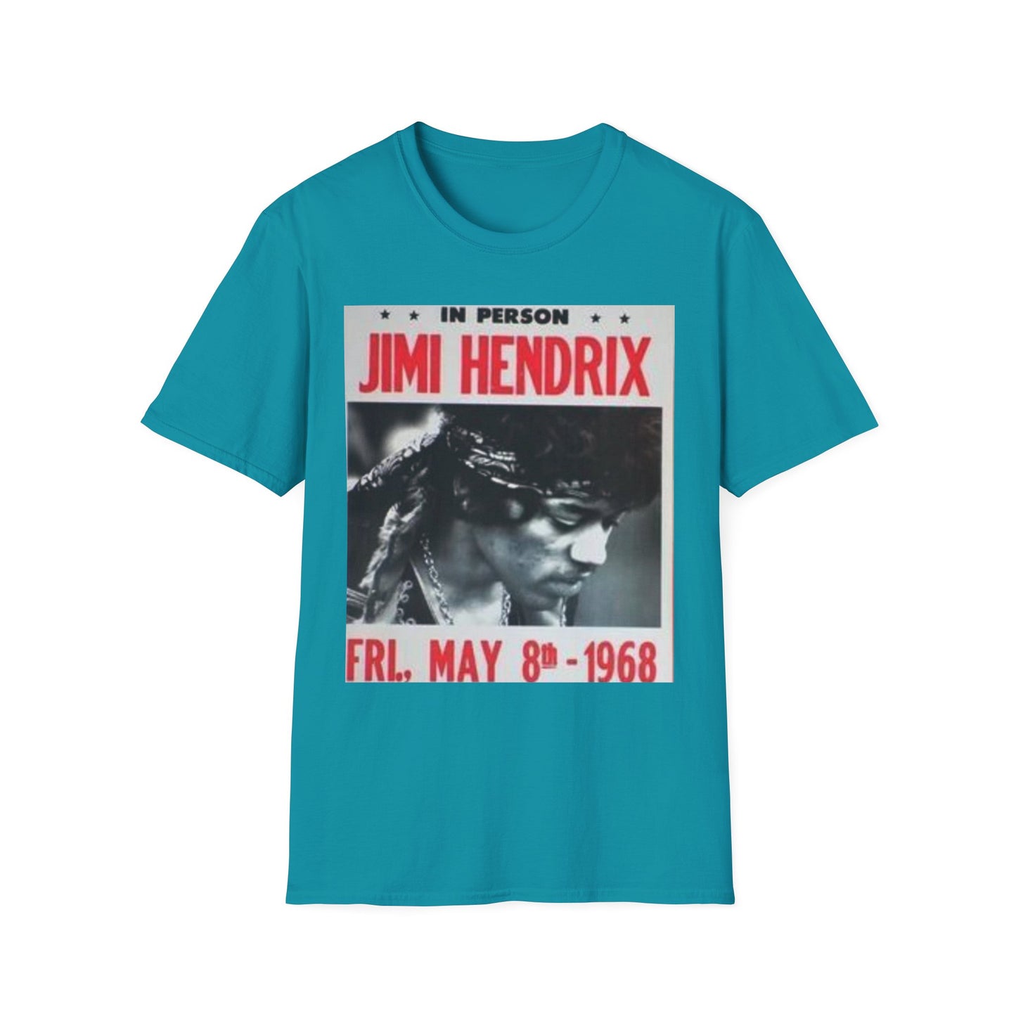 Vintage Jimi Hendrix T-Shirt, Retro Rock Tee, Music Gift for Fans, Unisex Graphic Tee, Concert Memorabilia