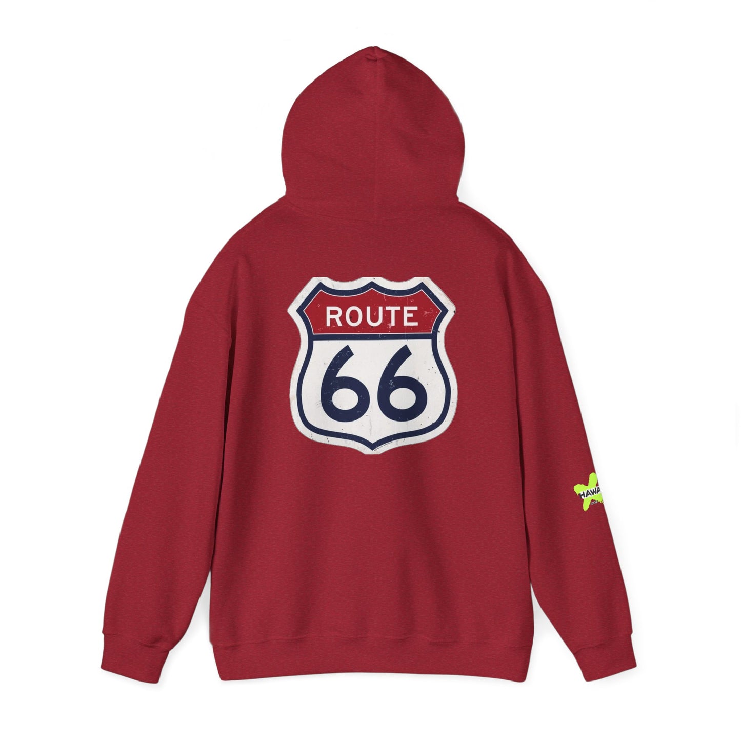 Route 66 Vintage Hooded Sweatshirt | Unisex Heavy Blend™