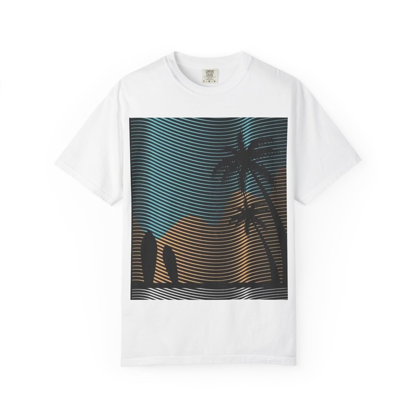 Chill Vibes Unisex Garment-Dyed T-Shirt for Beach Lovers, Summer Casual Wear, Vacation Tee, Relaxed Fit, Gift for Him/Her