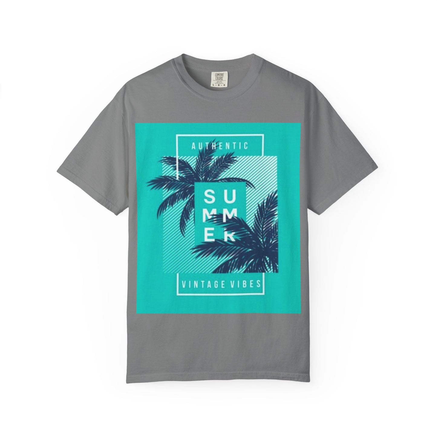 Summer Vintage Vibes T-Shirt — Palm Tree Graphic Tee