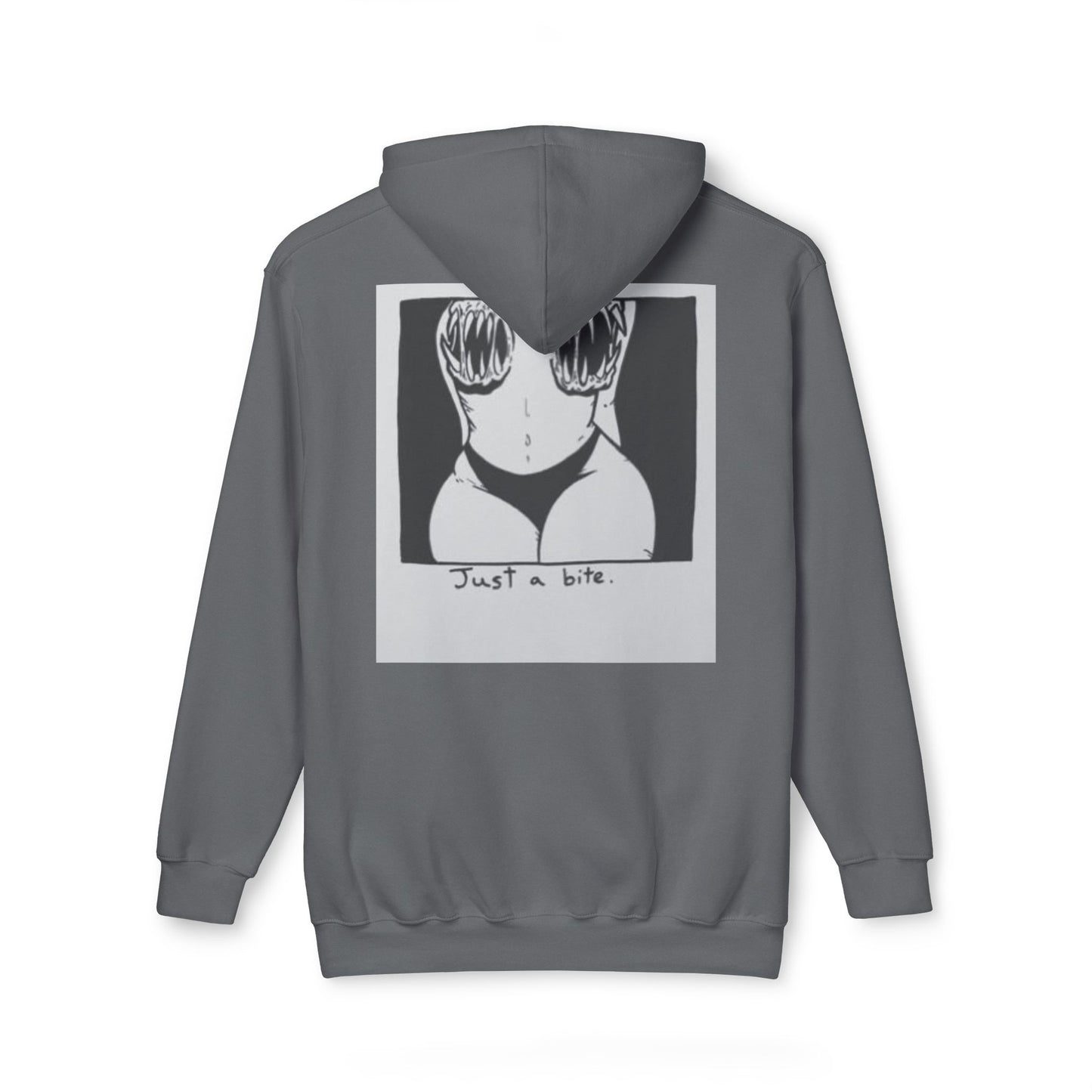 Unisex Hooded Sweatshirt with 'Just a Bite' Design - Casual Comfort for Every Occasion