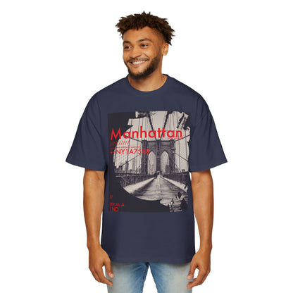Manhattan Bridge Graphic Tee — Vintage NYC Photo Print