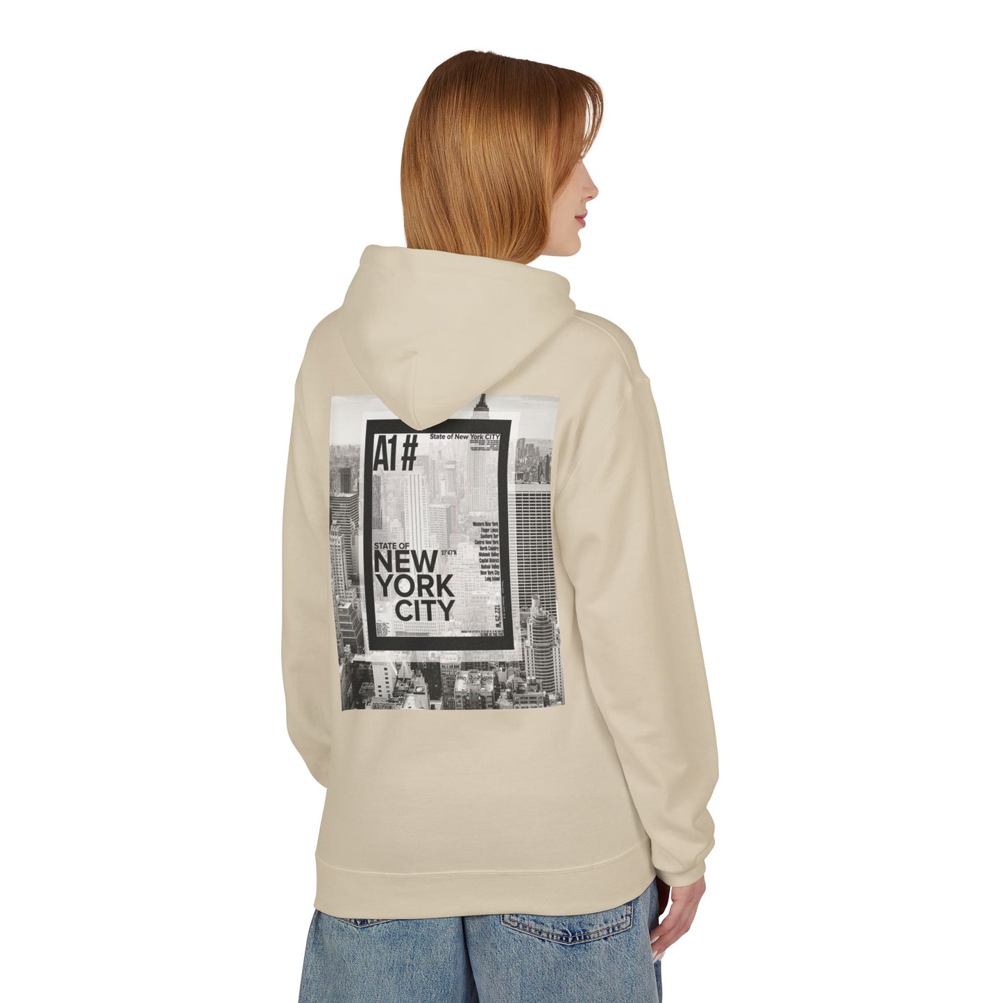 Happy Vibes Unisex Fleece Hoodie - Smiley Face Design