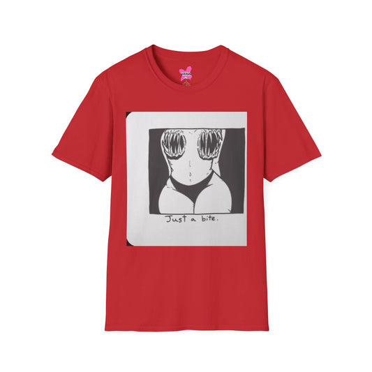 Funny Unisex Graphic T-Shirt - 'Just a Bite'