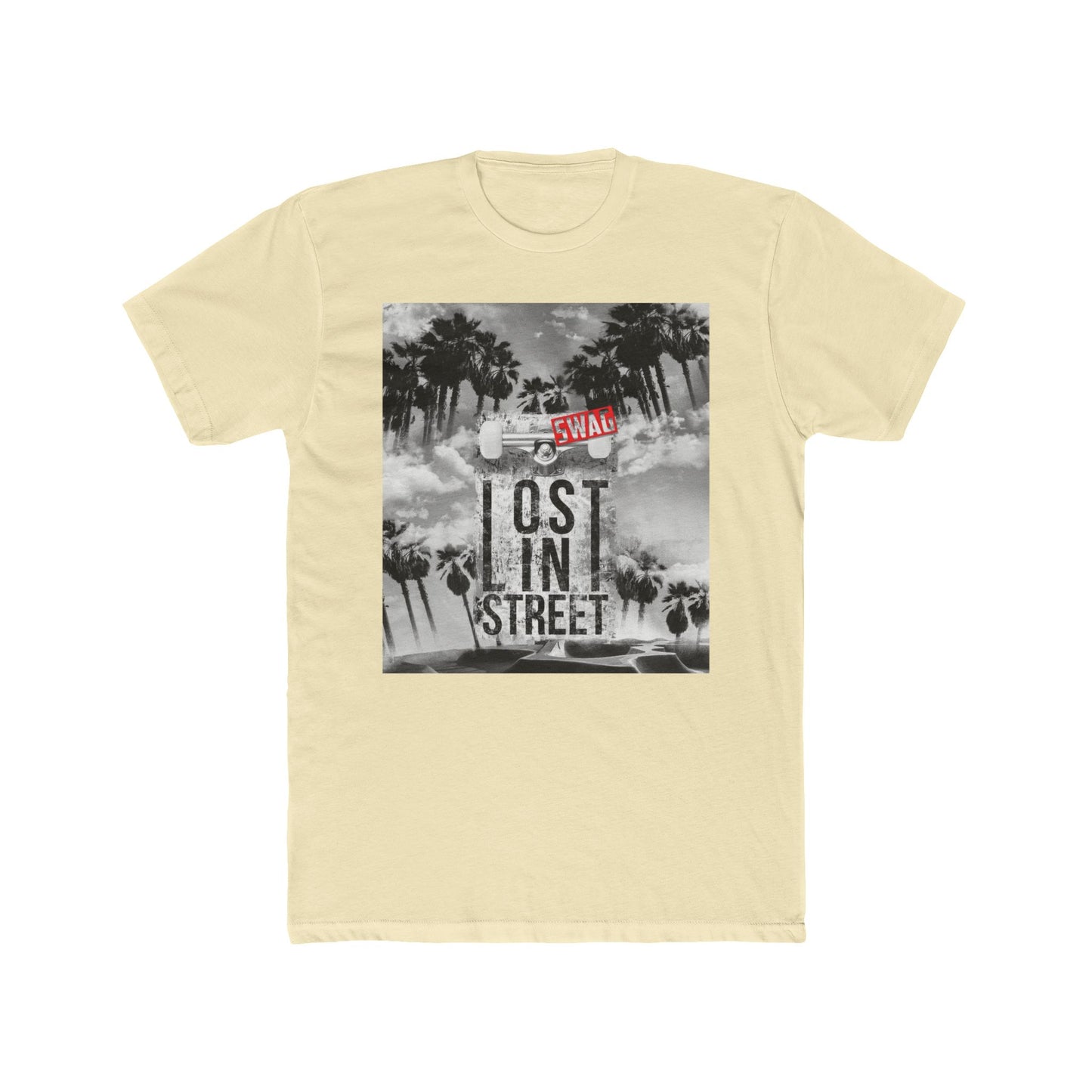 Lost in the Street Graphic Tee, Casual Everyday Shirt, Holiday Gift, Travel Enthusiast Apparel, Streetwear Fashion