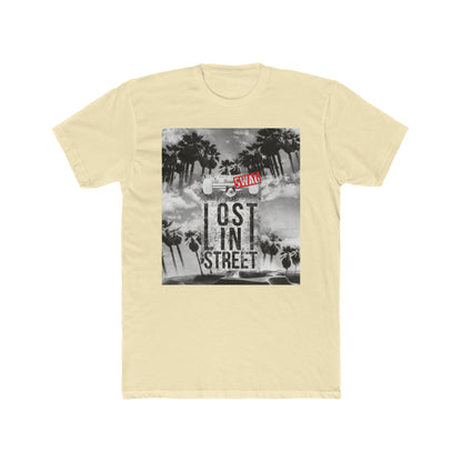 Lost in the Street Graphic Tee, Casual Everyday Shirt, Holiday Gift, Travel Enthusiast Apparel, Streetwear Fashion