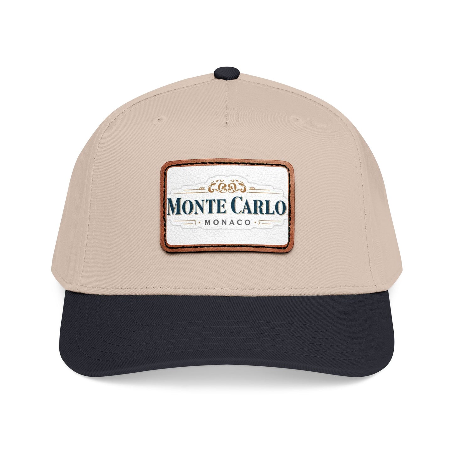 Monte Carlo Leather Patch Baseball Cap