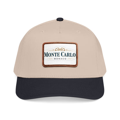 Monte Carlo Leather Patch Baseball Cap