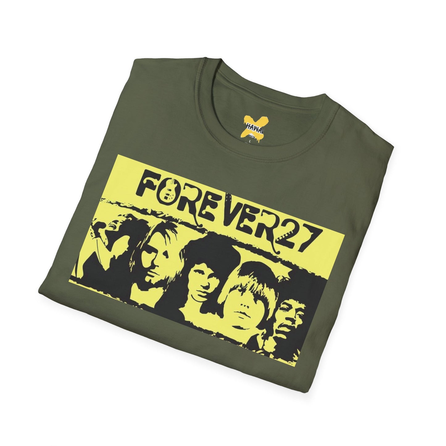 Forever 27 Unisex Softstyle T-Shirt - Tribute to Iconic Musicians