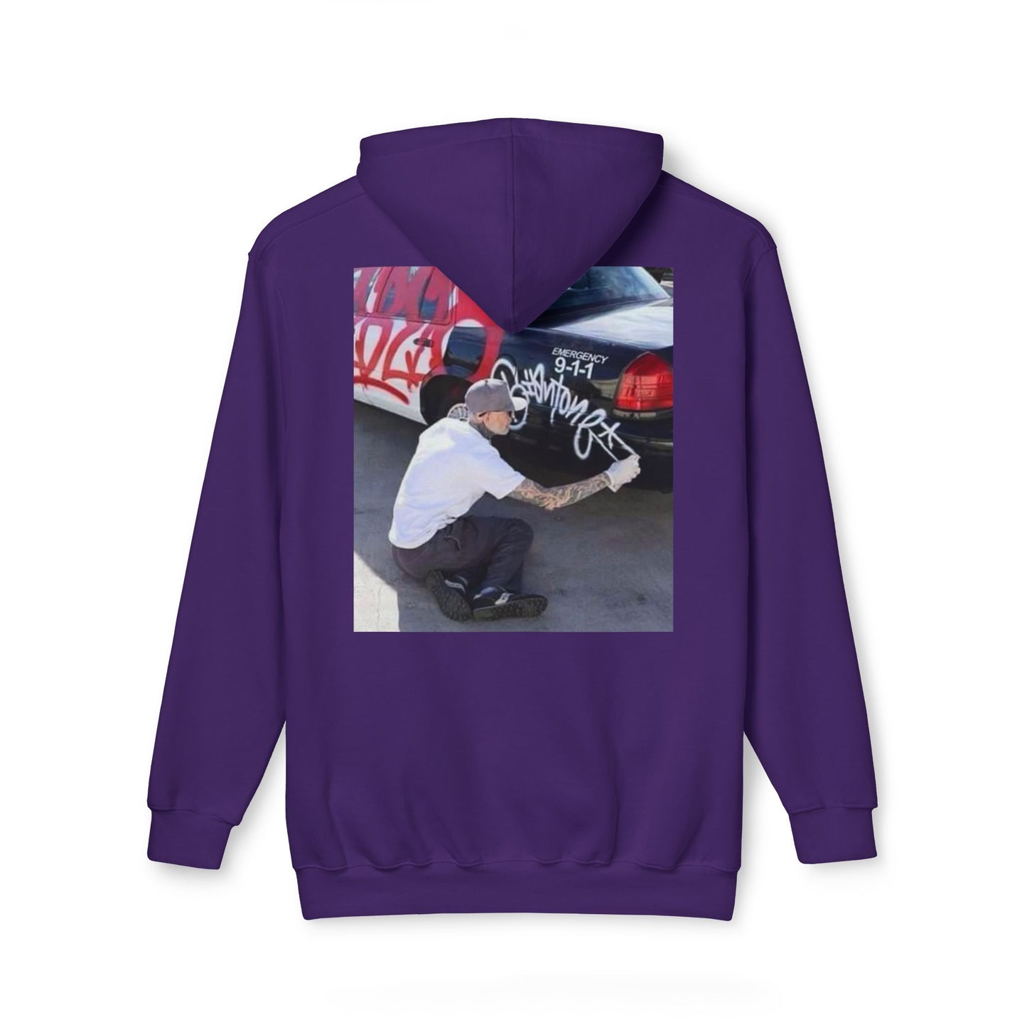 Urban Graffiti Unisex Hooded Sweatshirt - Street Art Inspired