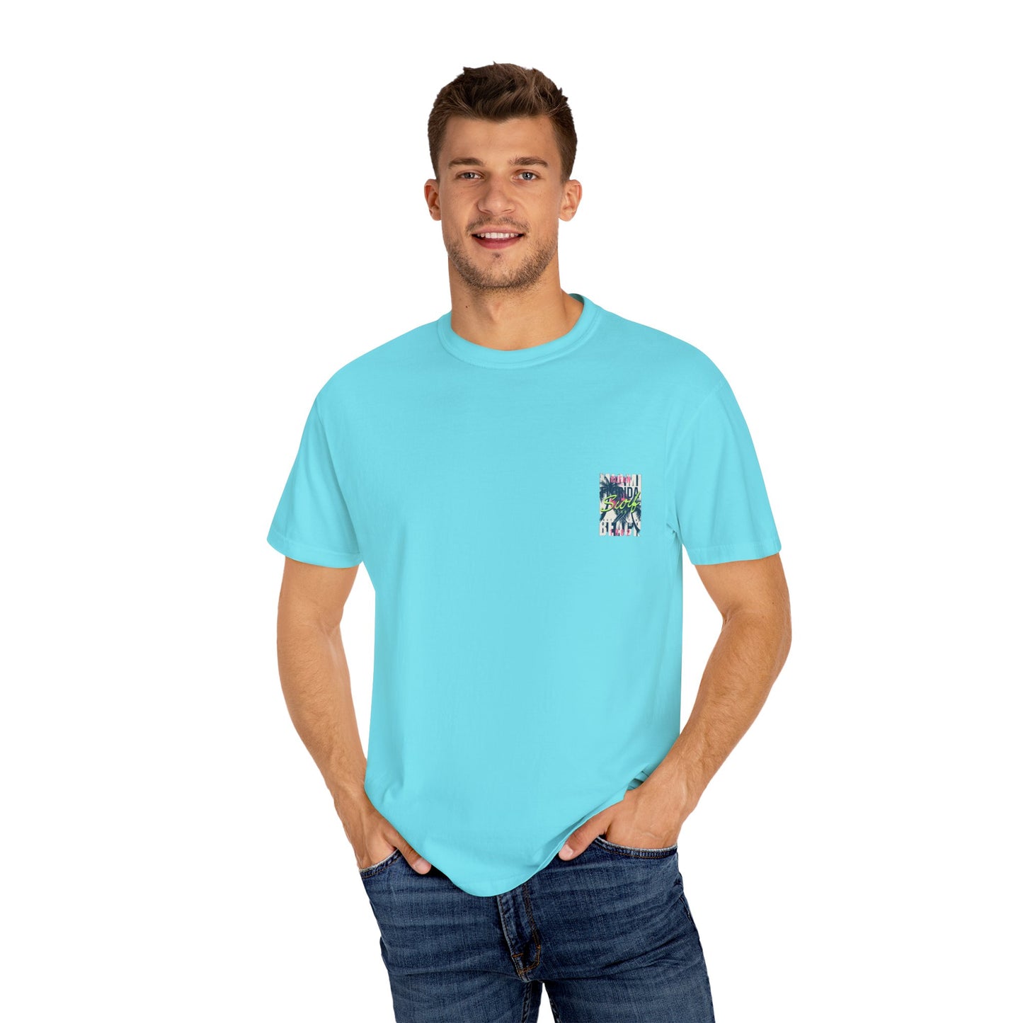 Ocean Florida Surf Club T-Shirt - Unisex Garment-Dyed Tee for Beach Lovers